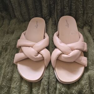 Universal Thread Blush Braided Sandals